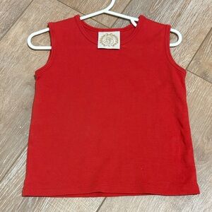 Beaufort bonnet tay tay tank Red Sleeveless Kids Top